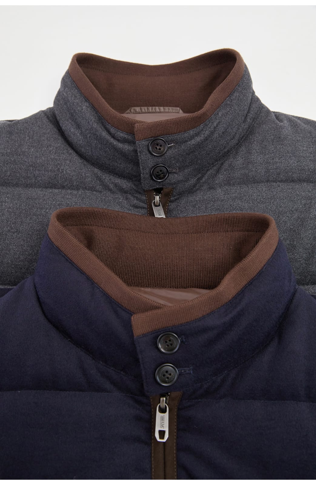 PREMIUM QUILTED GOOSE DOWN HIGH-COLLAR WINTER VEST