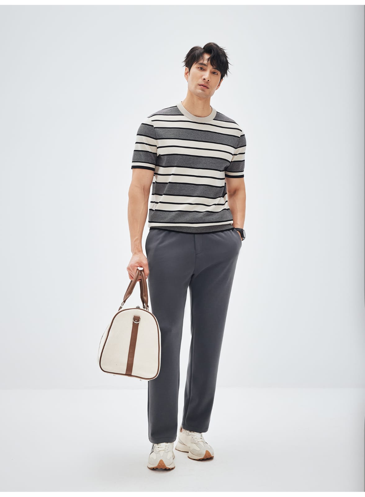 ESSENTIAL EVERYDAY STRAIGHT-LEG  MEN PANTS