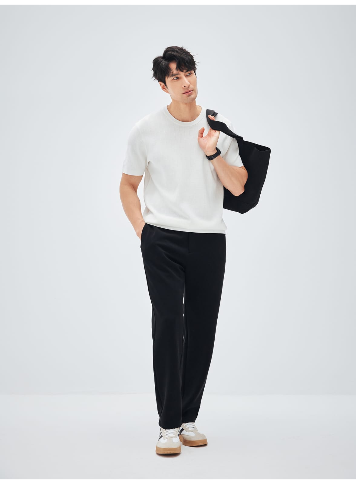 ESSENTIAL EVERYDAY STRAIGHT-LEG  MEN PANTS