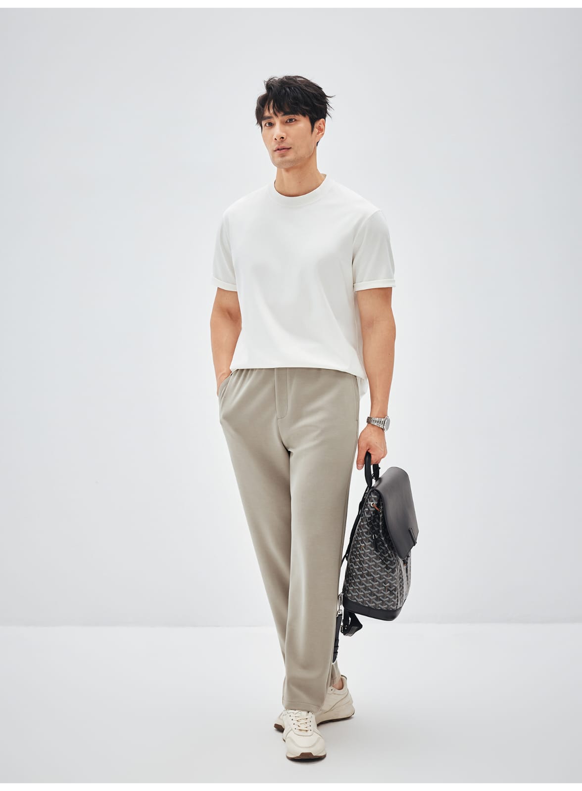 ESSENTIAL EVERYDAY STRAIGHT-LEG  MEN PANTS