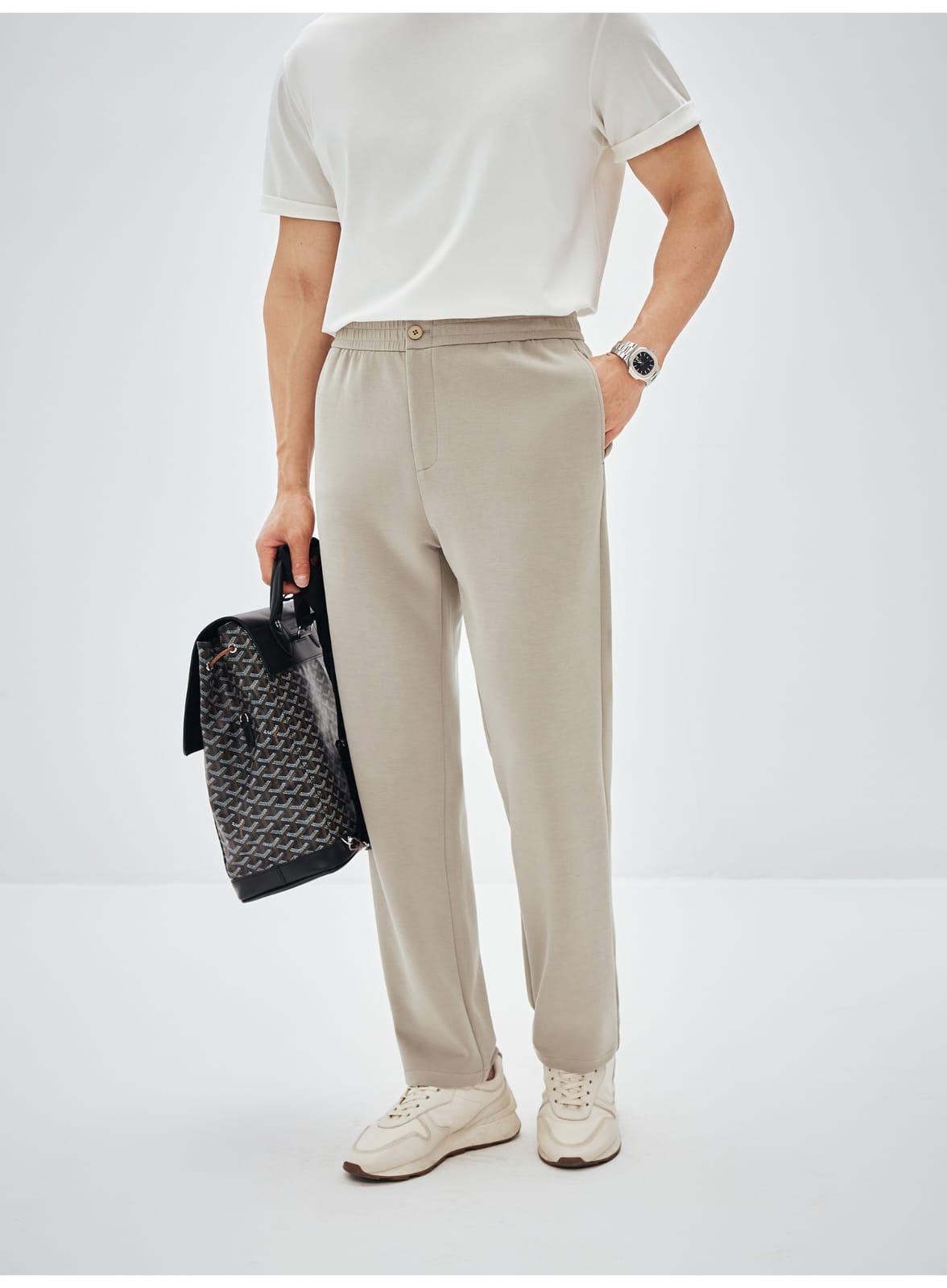 ESSENTIAL EVERYDAY STRAIGHT-LEG  MEN PANTS