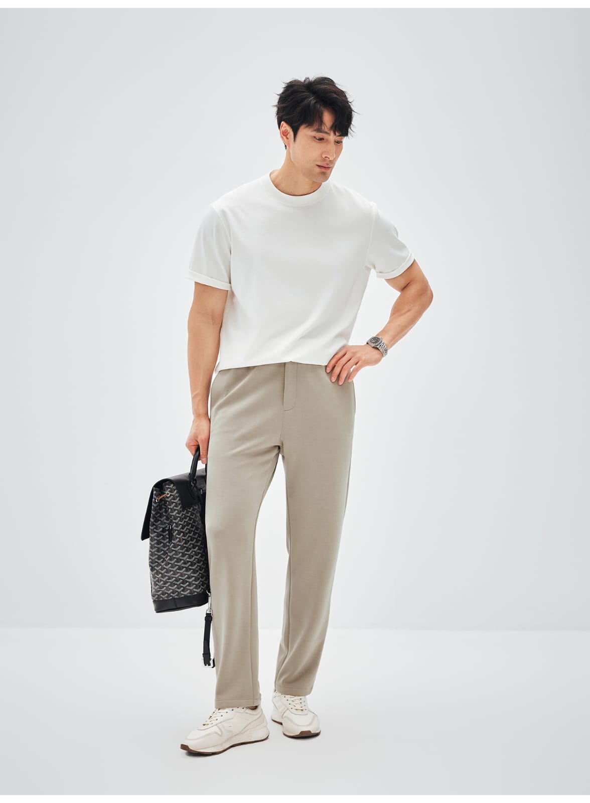 ESSENTIAL EVERYDAY STRAIGHT-LEG  MEN PANTS