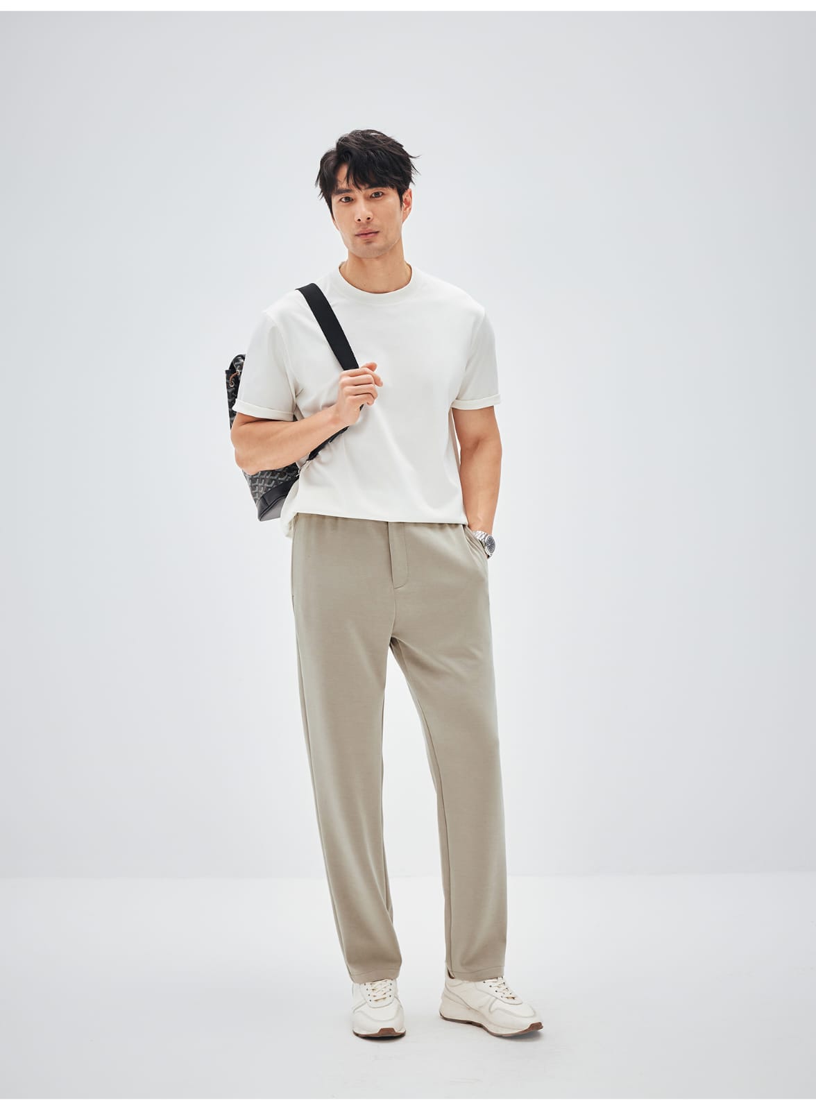 ESSENTIAL EVERYDAY STRAIGHT-LEG  MEN PANTS