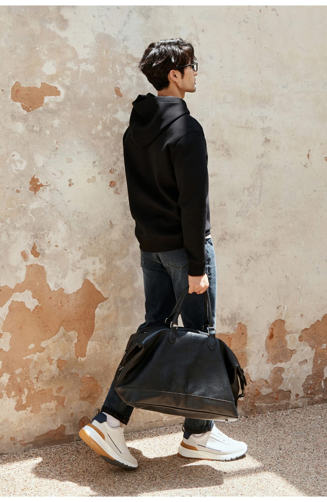 AUTUMN CASUAL WOOL BLEND HOODED SWEATSHIRT