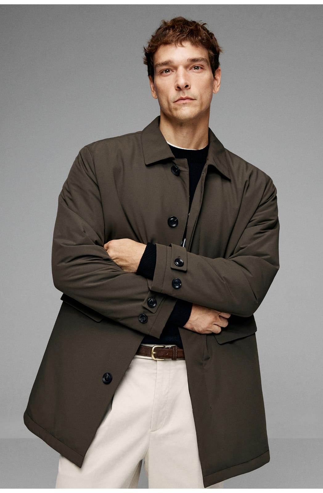 PREMIUM PRIMALOFT THERMAL INSULATED BUSINESS OVERCOAT