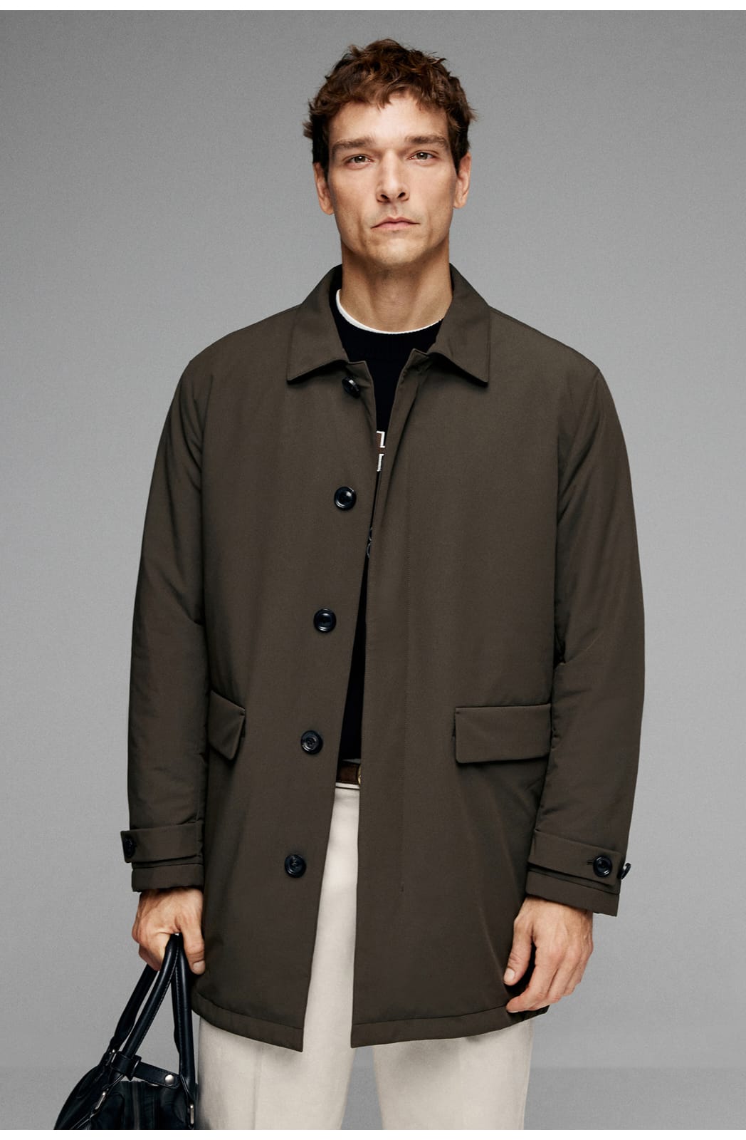 PREMIUM PRIMALOFT THERMAL INSULATED BUSINESS OVERCOAT