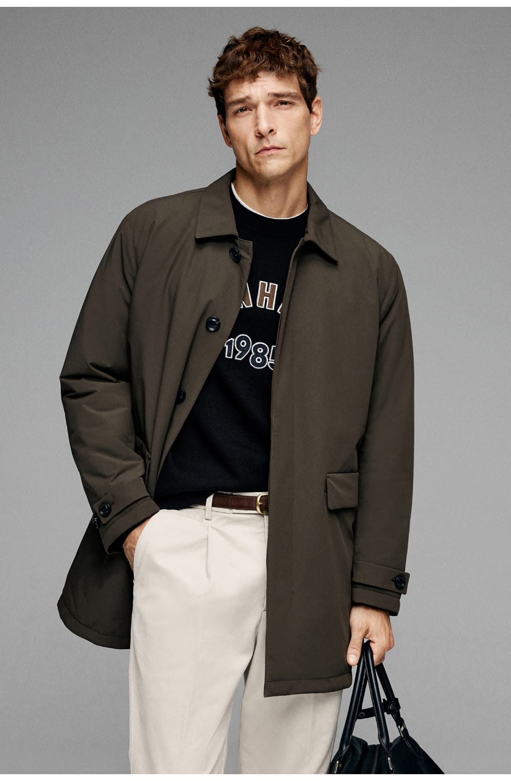 PREMIUM PRIMALOFT THERMAL INSULATED BUSINESS OVERCOAT