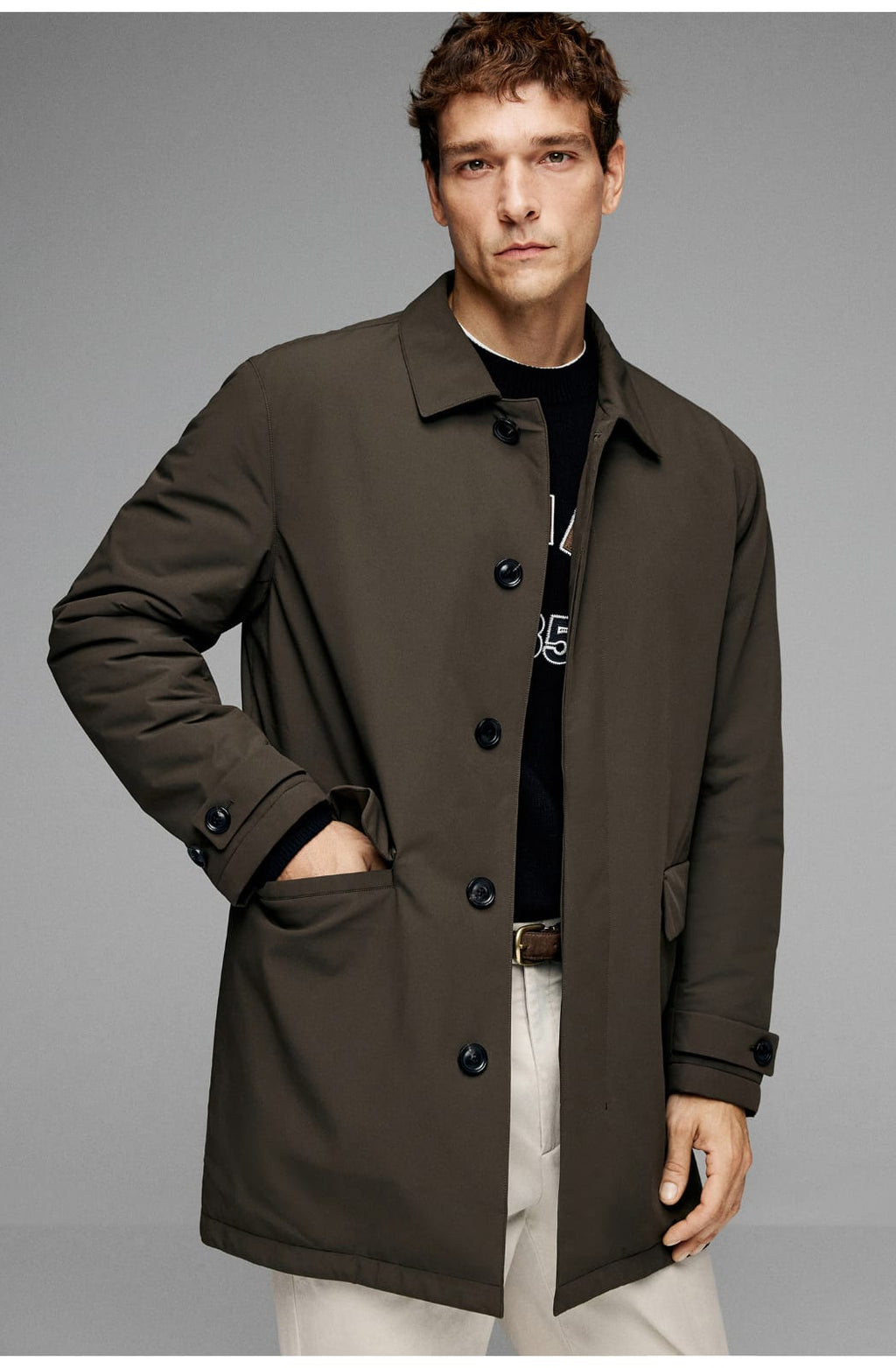 PREMIUM PRIMALOFT THERMAL INSULATED BUSINESS OVERCOAT
