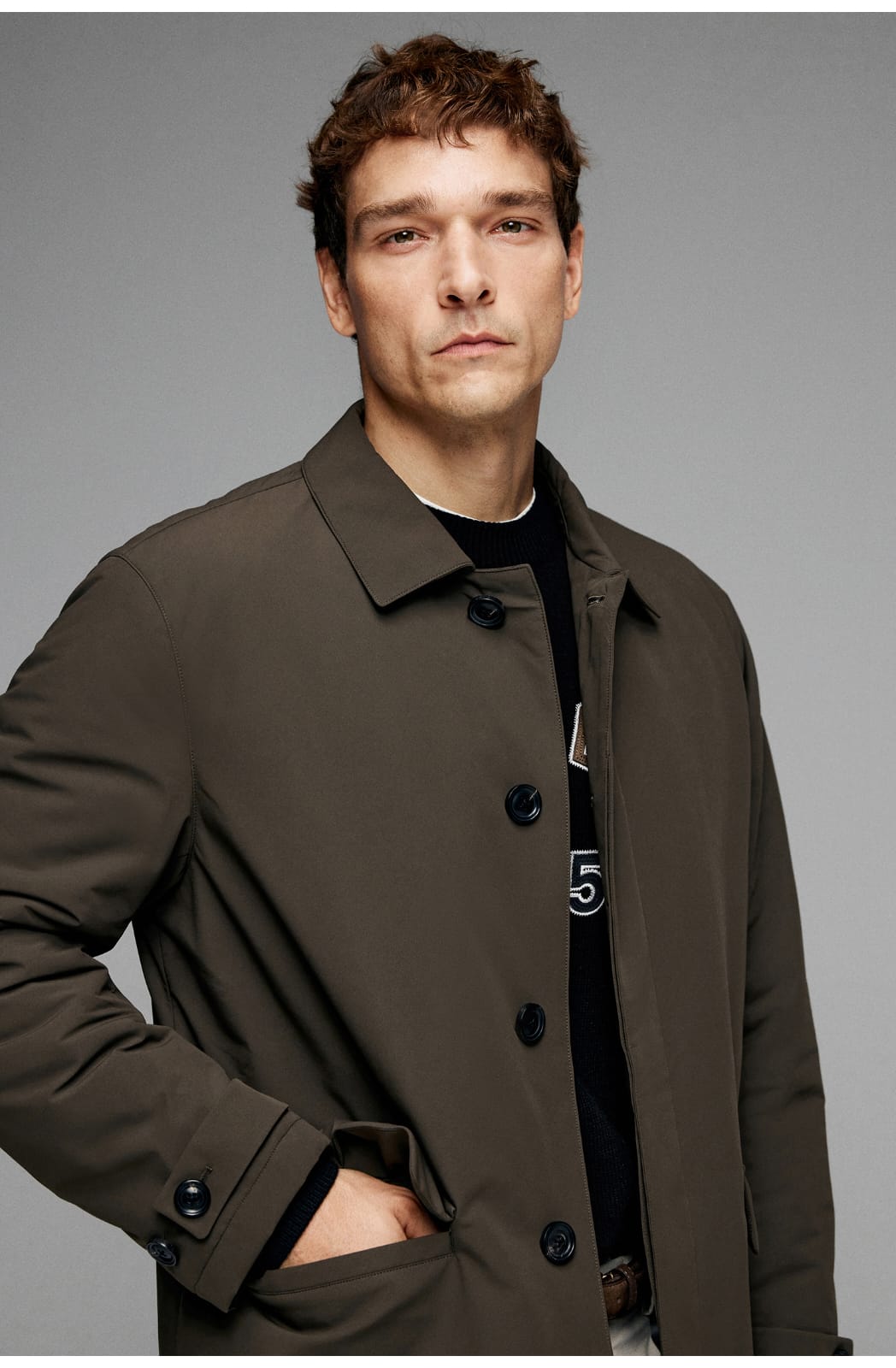PREMIUM PRIMALOFT THERMAL INSULATED BUSINESS OVERCOAT