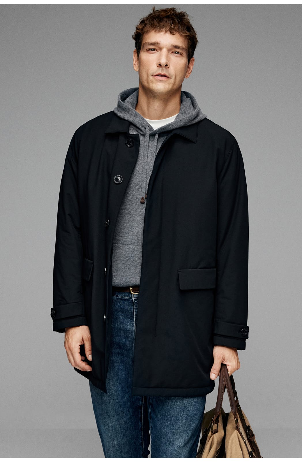 PREMIUM PRIMALOFT THERMAL INSULATED BUSINESS OVERCOAT