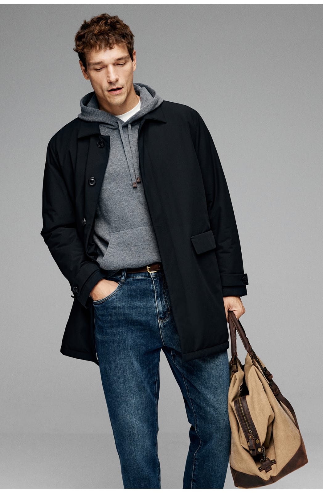 PREMIUM PRIMALOFT THERMAL INSULATED BUSINESS OVERCOAT