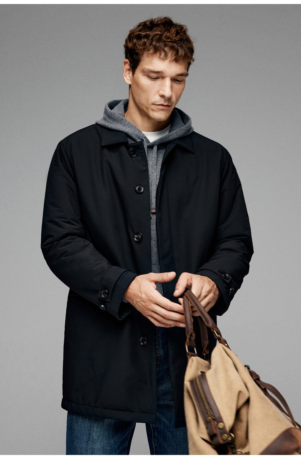 PREMIUM PRIMALOFT THERMAL INSULATED BUSINESS OVERCOAT