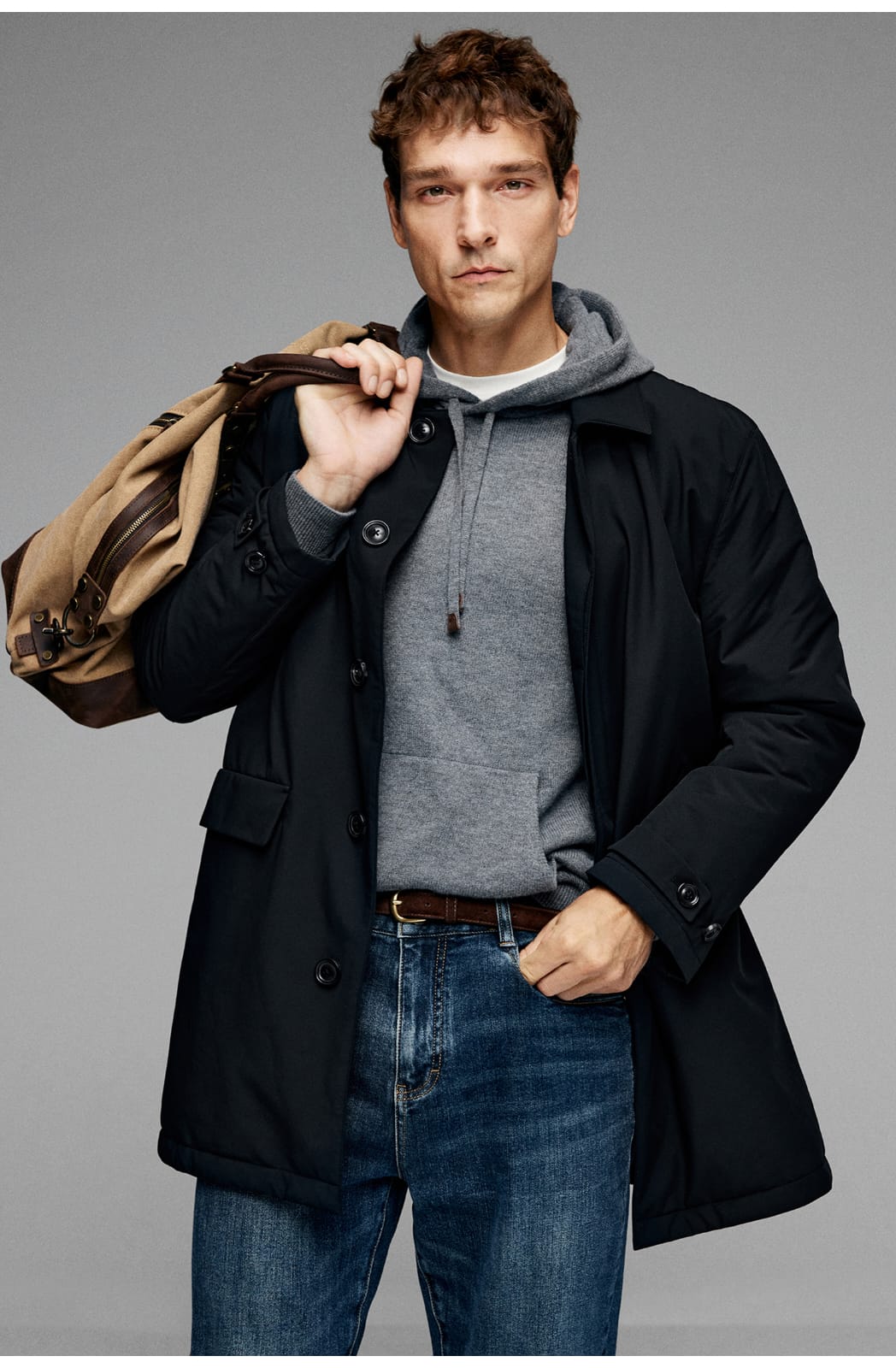 PREMIUM PRIMALOFT THERMAL INSULATED BUSINESS OVERCOAT