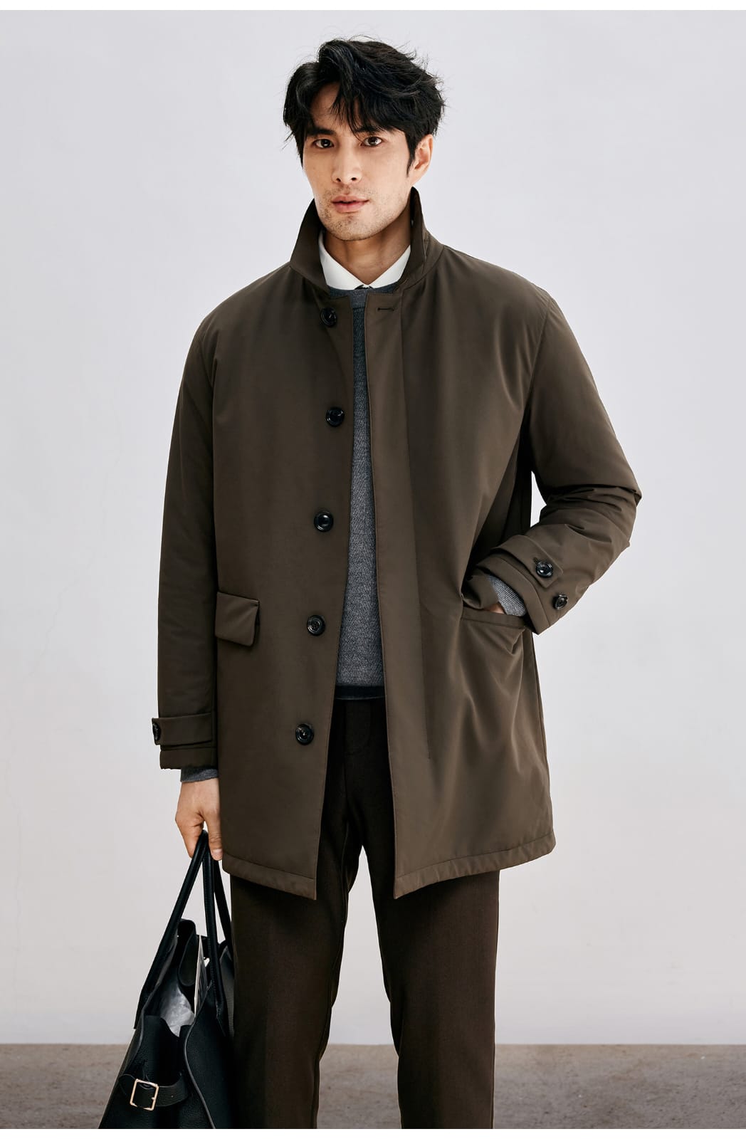 PREMIUM PRIMALOFT THERMAL INSULATED BUSINESS OVERCOAT