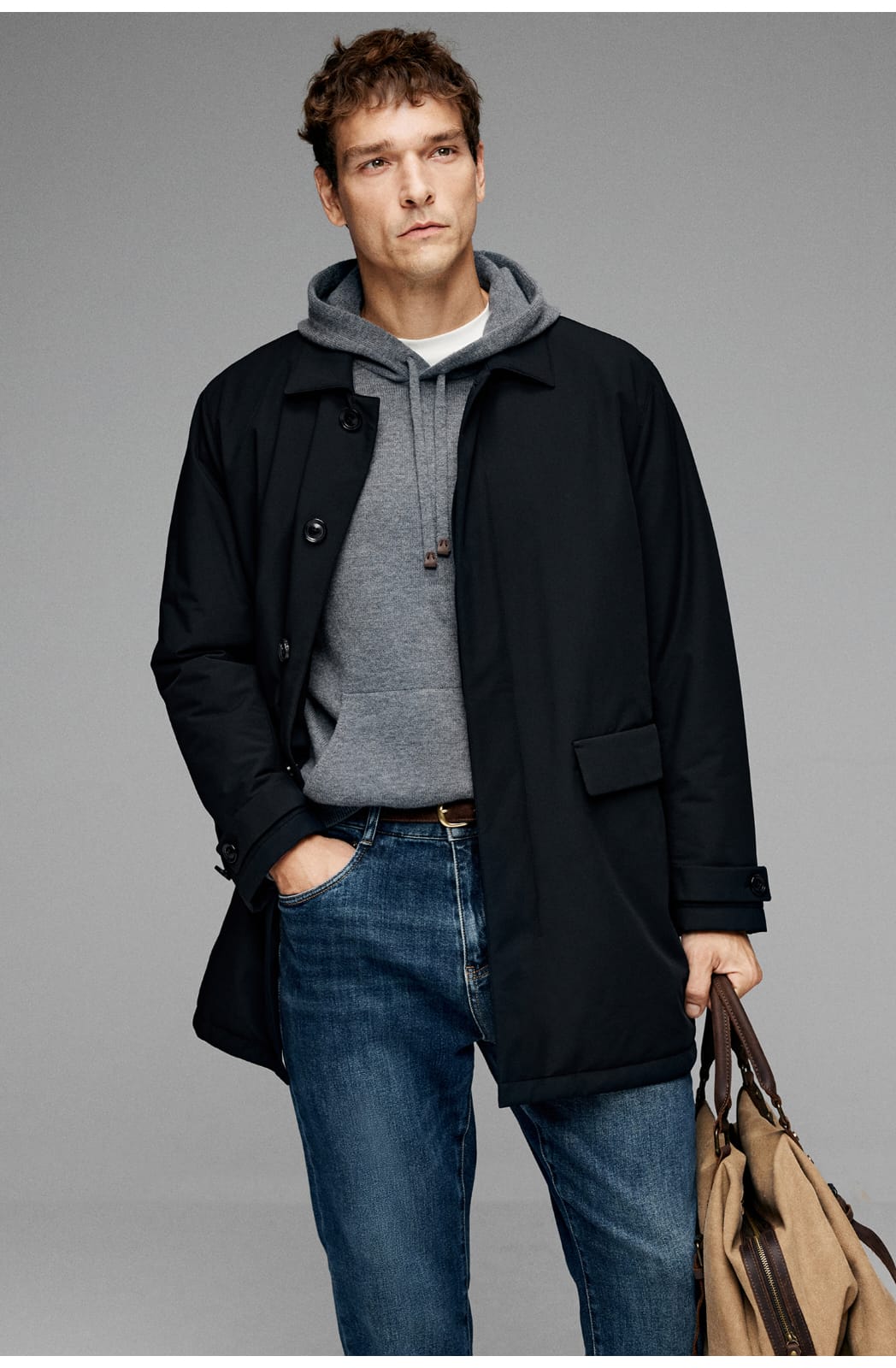 PREMIUM PRIMALOFT THERMAL INSULATED BUSINESS OVERCOAT