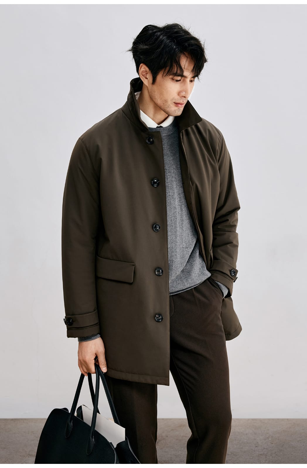 PREMIUM PRIMALOFT THERMAL INSULATED BUSINESS OVERCOAT