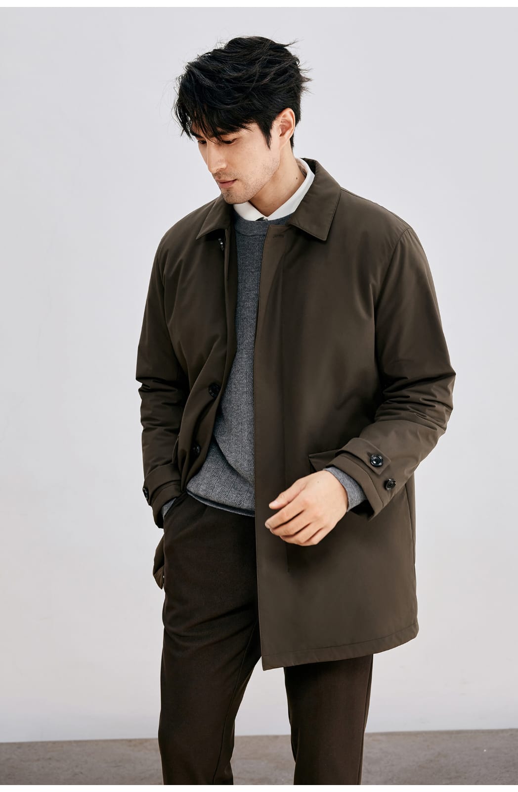 PREMIUM PRIMALOFT THERMAL INSULATED BUSINESS OVERCOAT