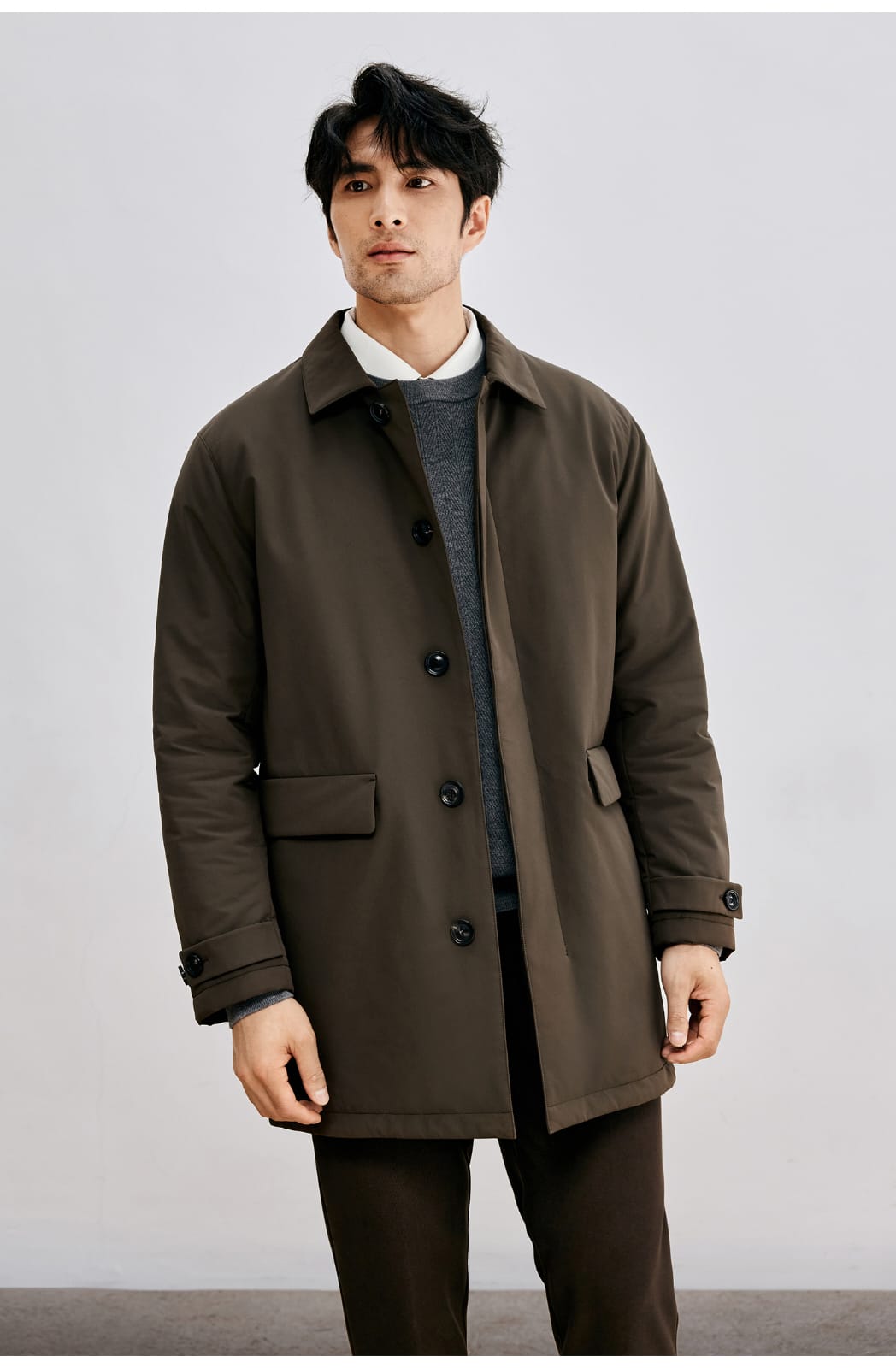 PREMIUM PRIMALOFT THERMAL INSULATED BUSINESS OVERCOAT