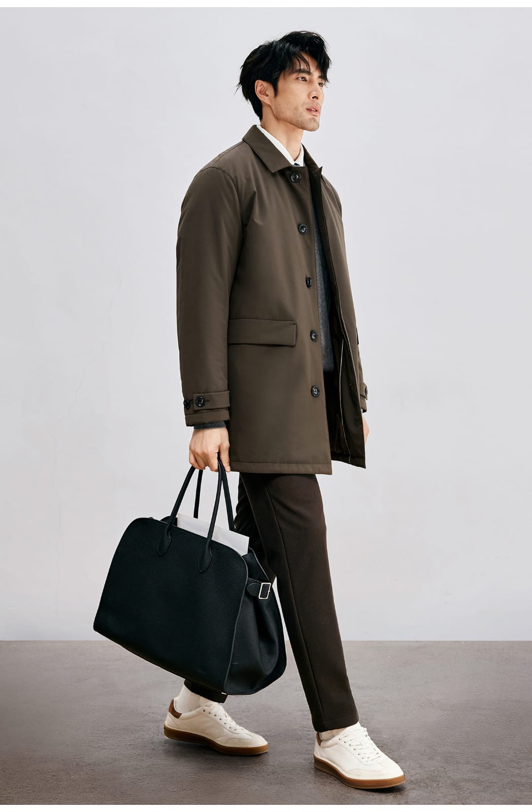 PREMIUM PRIMALOFT THERMAL INSULATED BUSINESS OVERCOAT