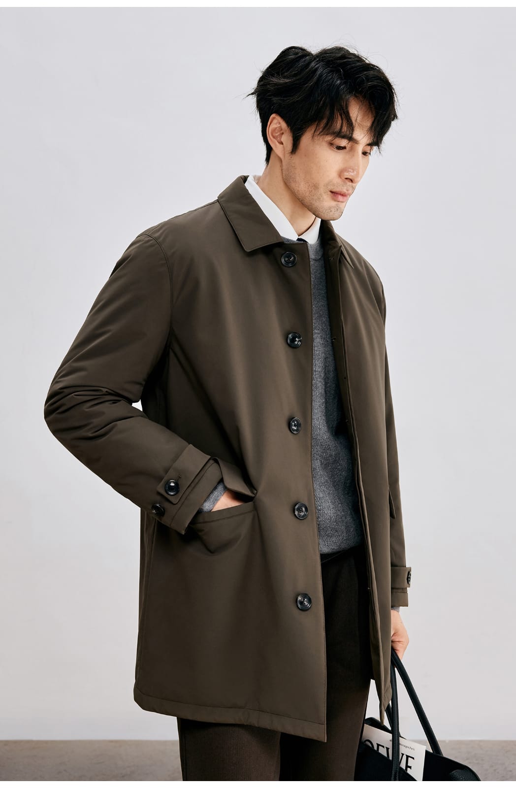 PREMIUM PRIMALOFT THERMAL INSULATED BUSINESS OVERCOAT