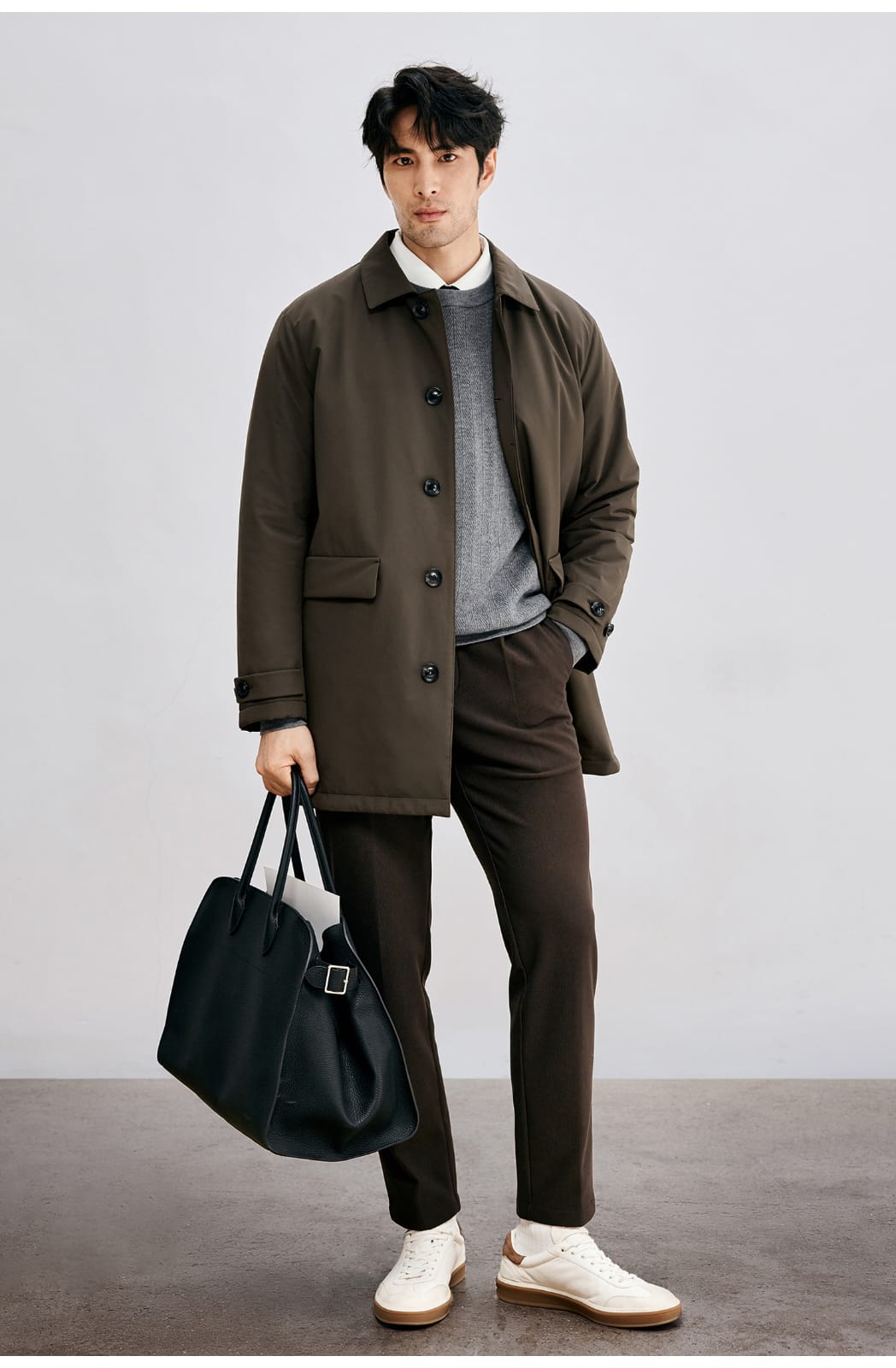 PREMIUM PRIMALOFT THERMAL INSULATED BUSINESS OVERCOAT