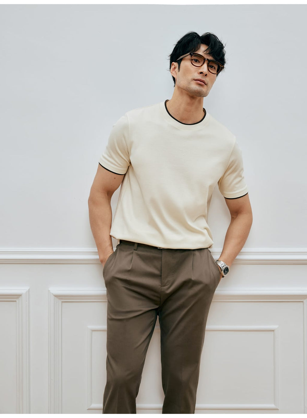 PREMIUM SUPIMA COTTON SUMMER ROUND NECK T-SHIRT