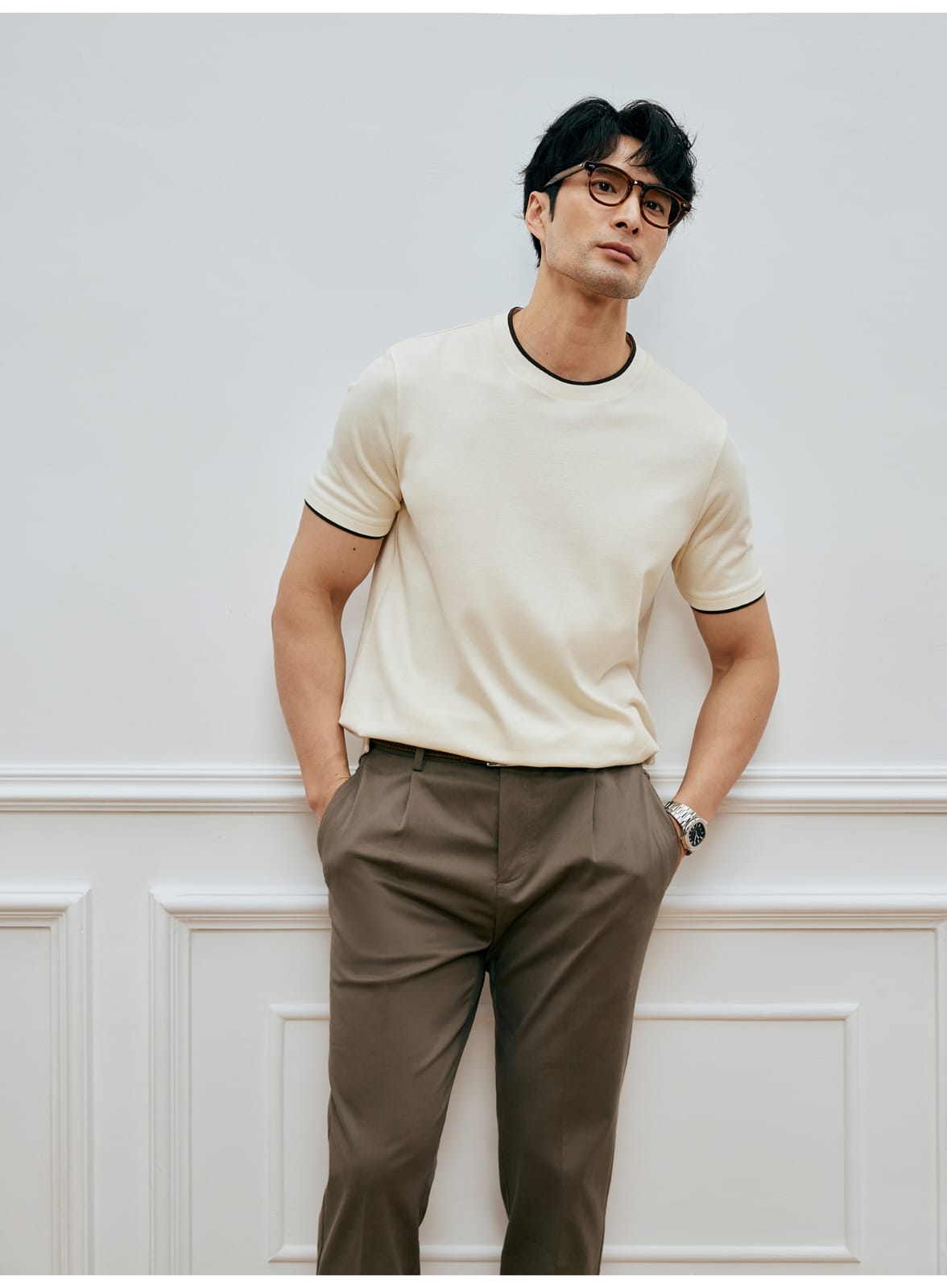 PREMIUM SUPIMA COTTON SUMMER ROUND NECK T-SHIRT