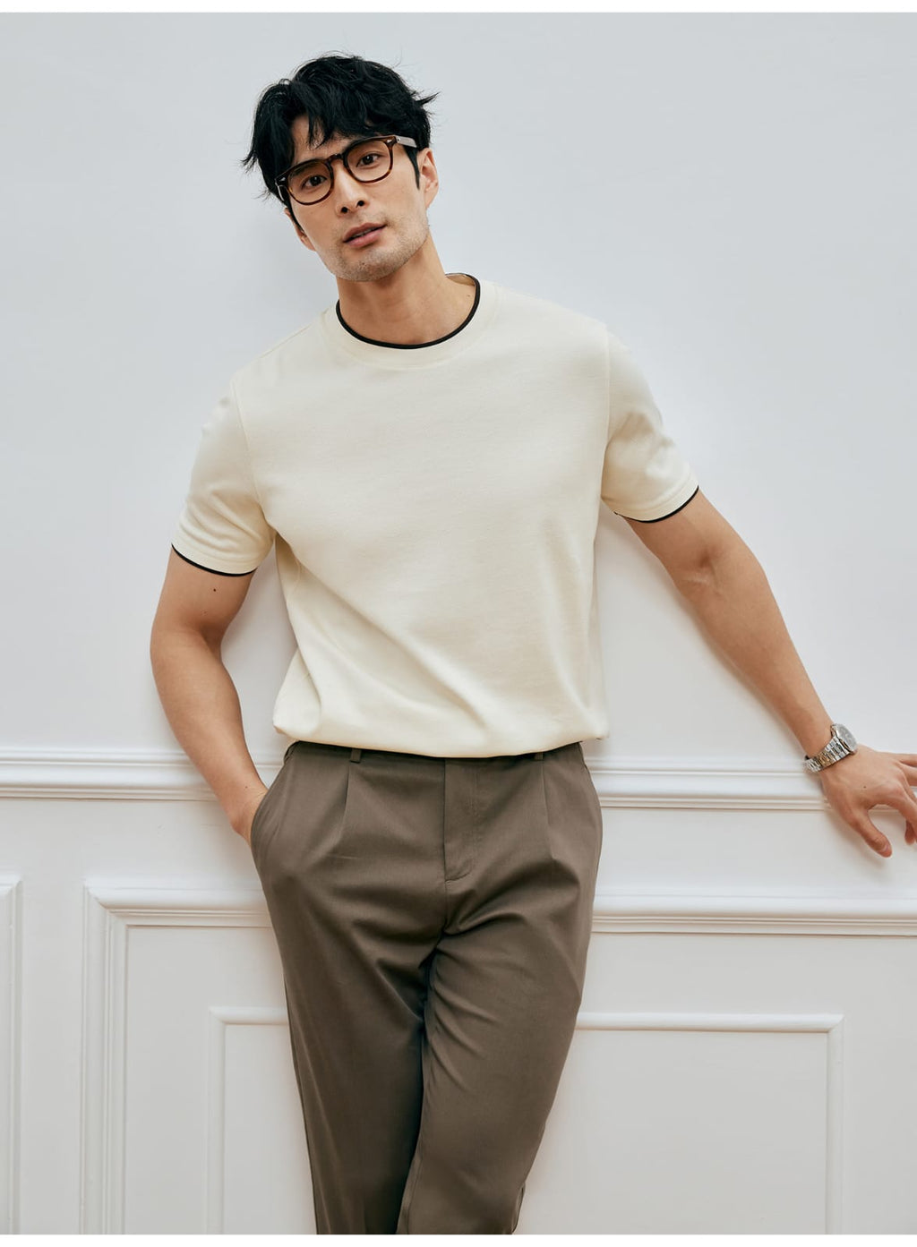 PREMIUM SUPIMA COTTON SUMMER ROUND NECK T-SHIRT