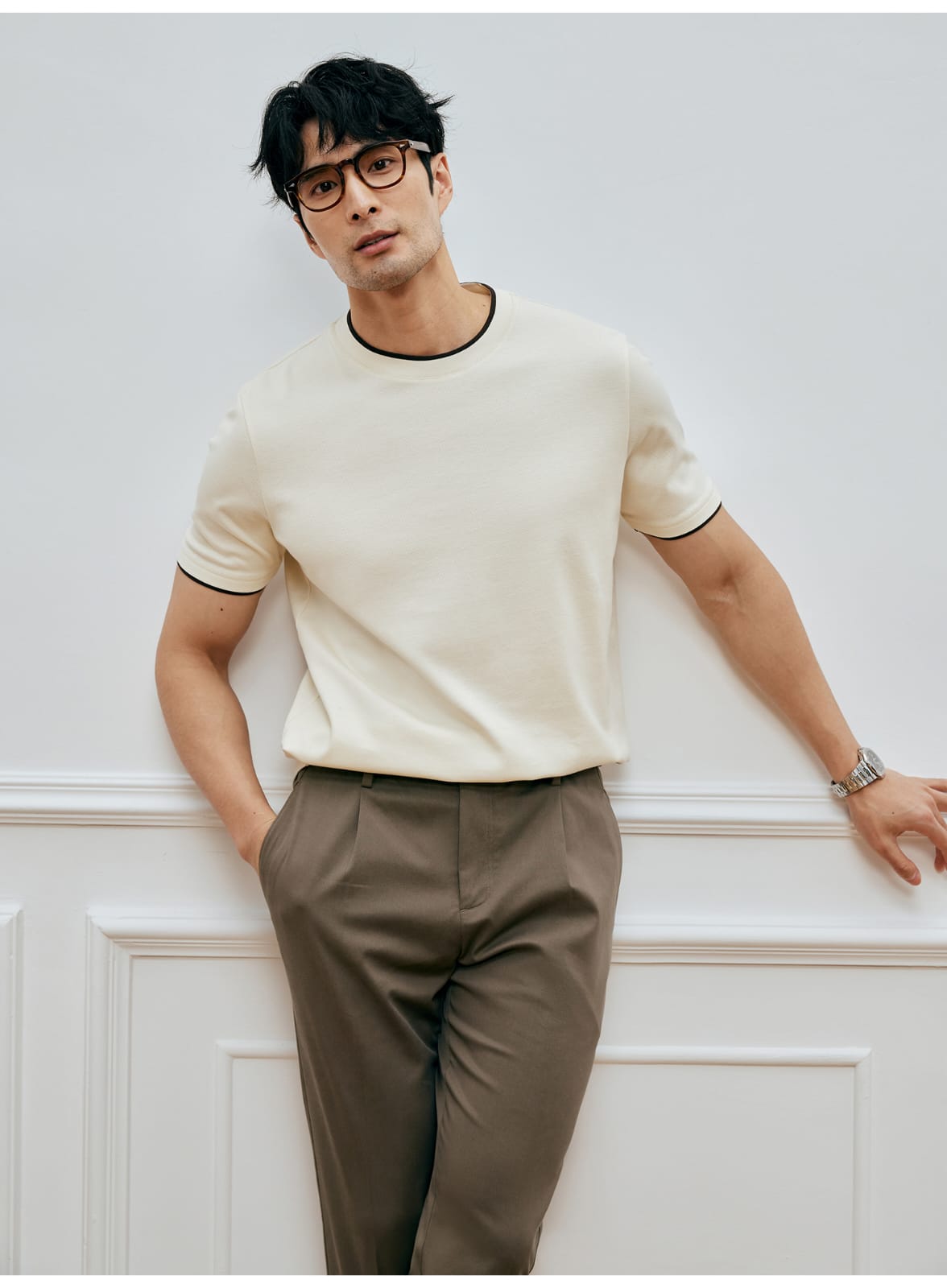 PREMIUM SUPIMA COTTON SUMMER ROUND NECK T-SHIRT