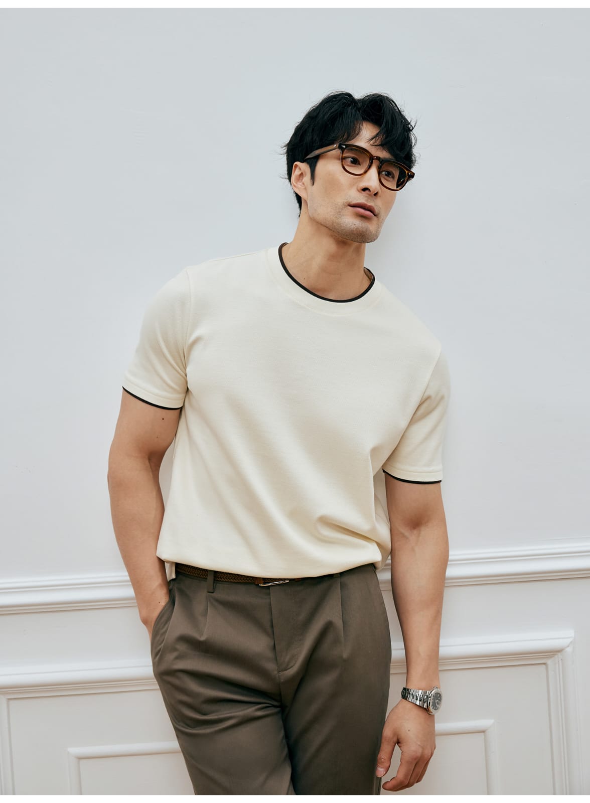 PREMIUM SUPIMA COTTON SUMMER ROUND NECK T-SHIRT