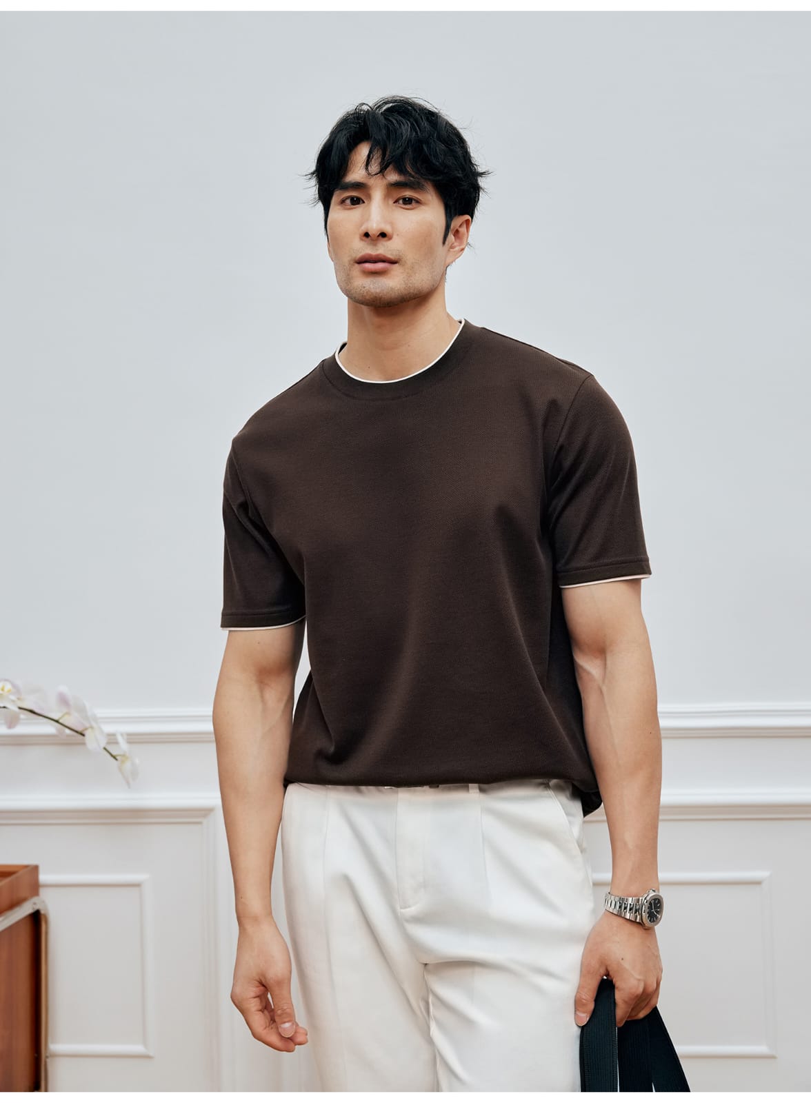PREMIUM SUPIMA COTTON SUMMER ROUND NECK T-SHIRT