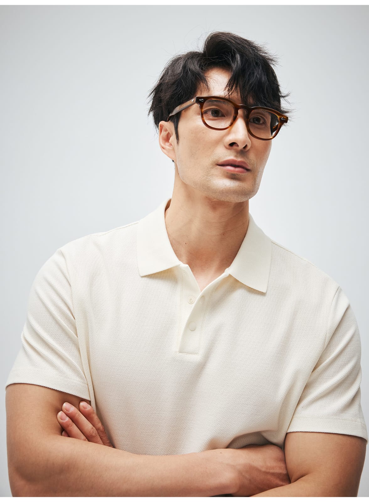 HIGH END SUPIMA COTTON LAPEL POLO SHIRT