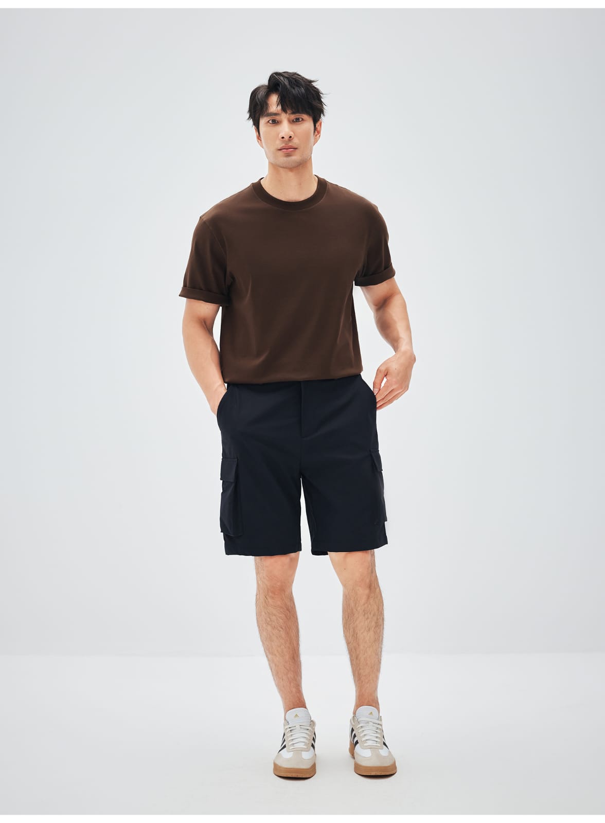 URBAN FUNCTION LIGHTWEIGHT MOISTURE ABSORPTION WORKWEAR STYLE SHORTS
