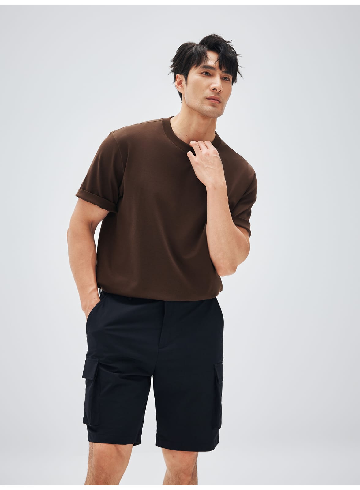 URBAN FUNCTION LIGHTWEIGHT MOISTURE ABSORPTION WORKWEAR STYLE SHORTS