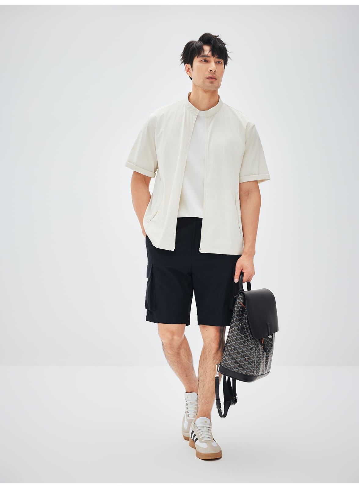 URBAN FUNCTION LIGHTWEIGHT MOISTURE ABSORPTION WORKWEAR STYLE SHORTS