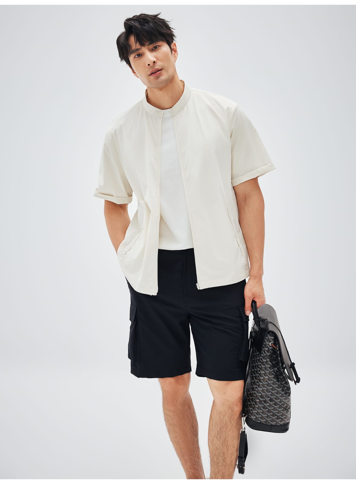 URBAN FUNCTION LIGHTWEIGHT MOISTURE ABSORPTION WORKWEAR STYLE SHORTS