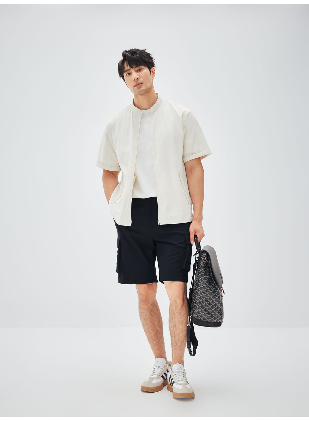 URBAN FUNCTION LIGHTWEIGHT MOISTURE ABSORPTION WORKWEAR STYLE SHORTS