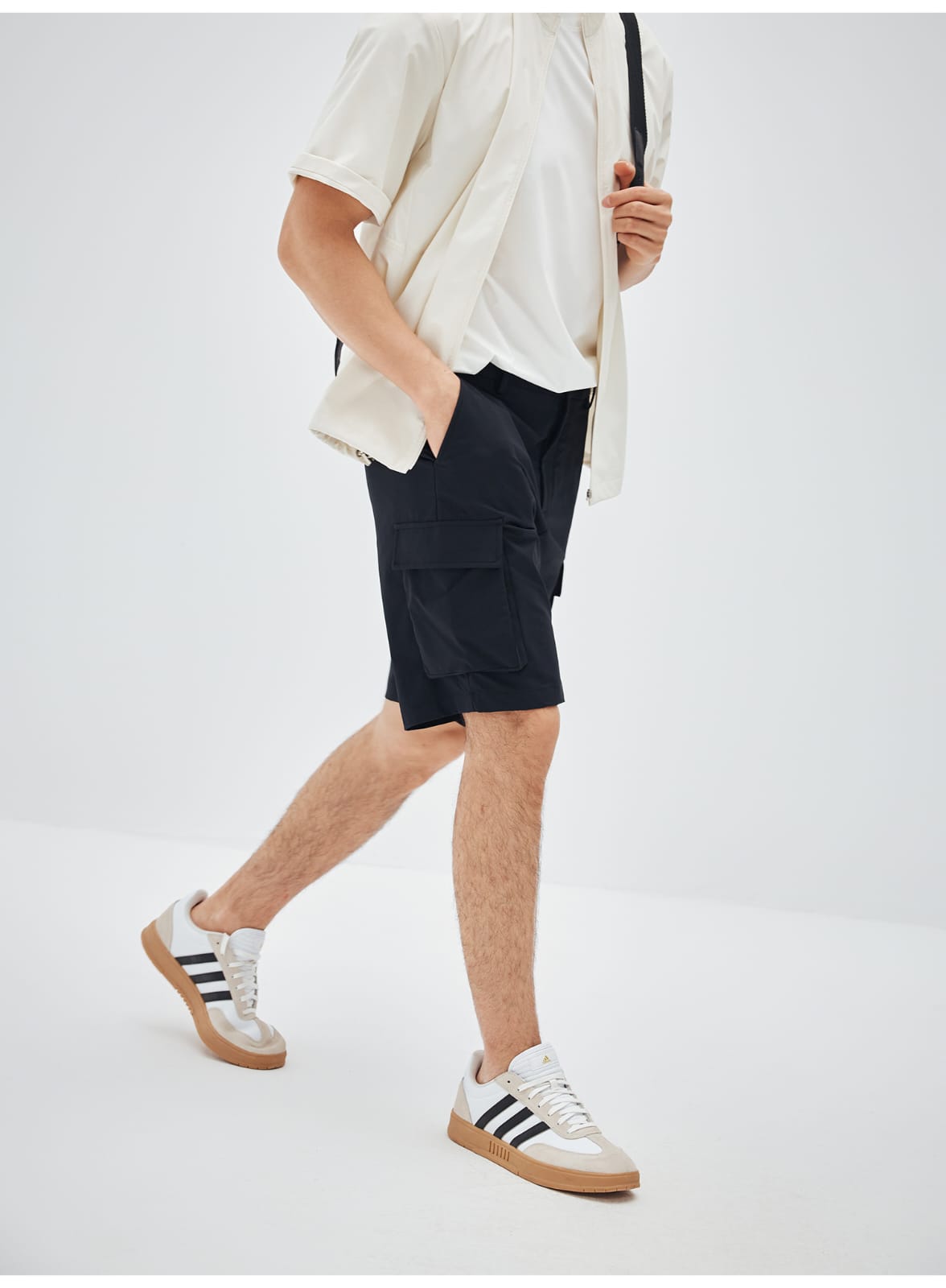 URBAN FUNCTION LIGHTWEIGHT MOISTURE ABSORPTION WORKWEAR STYLE SHORTS