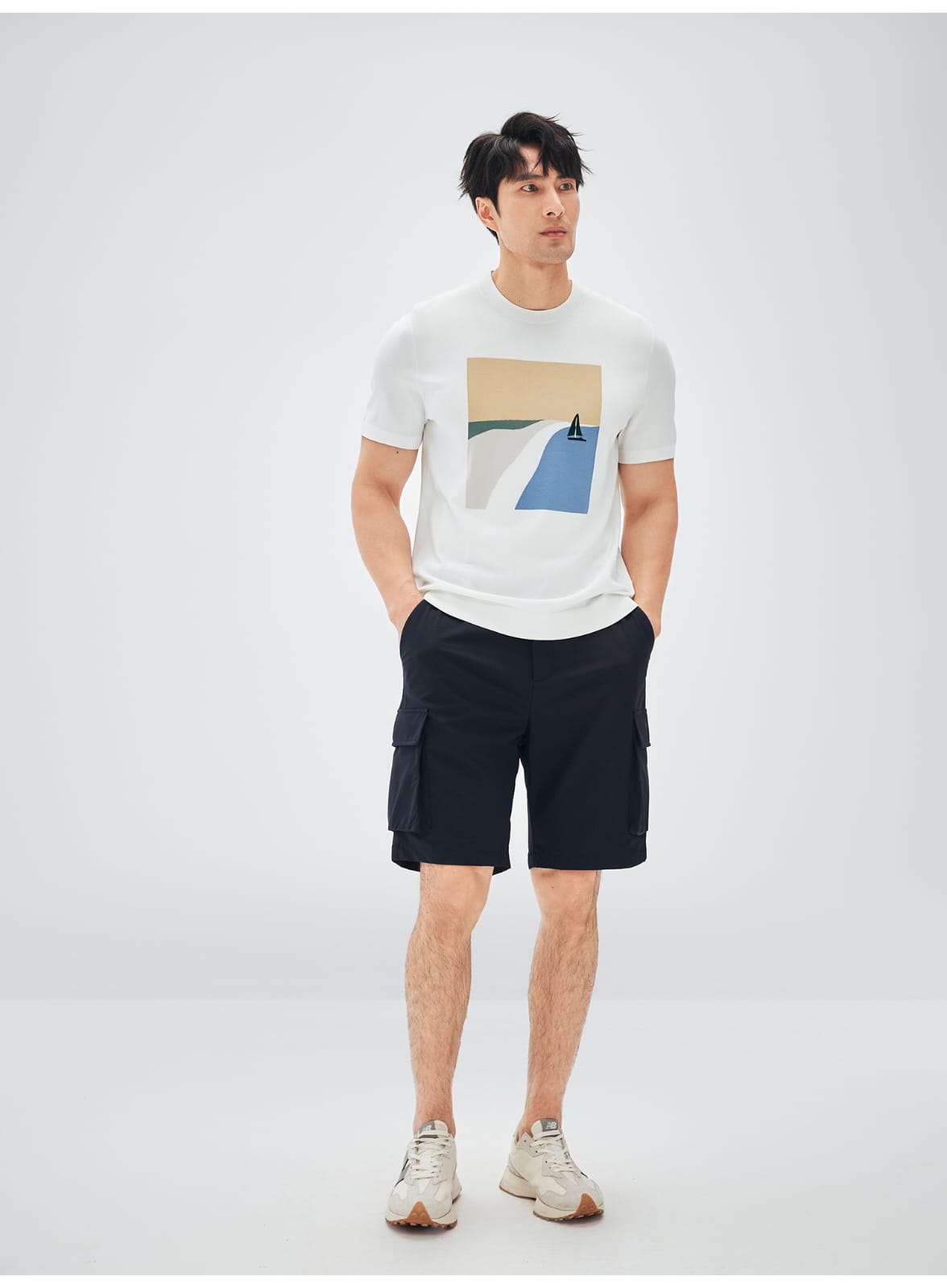URBAN FUNCTION LIGHTWEIGHT MOISTURE ABSORPTION WORKWEAR STYLE SHORTS