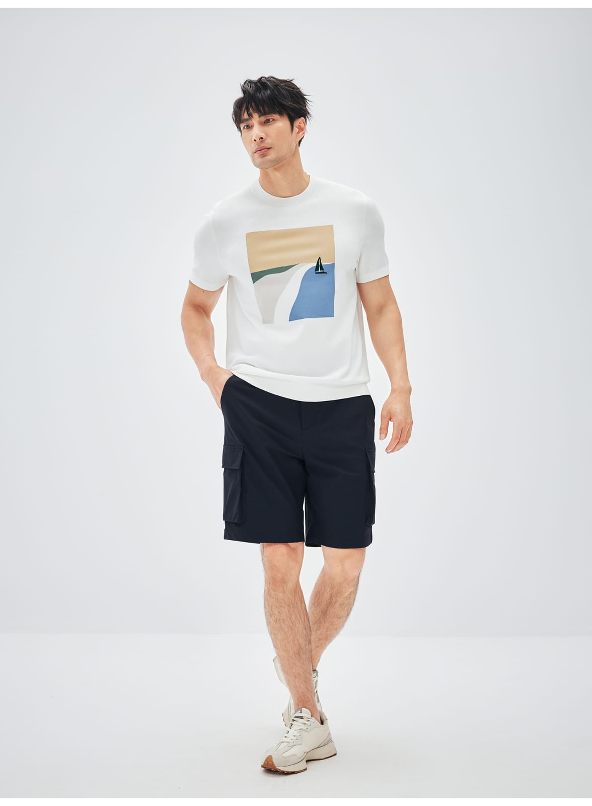 URBAN FUNCTION LIGHTWEIGHT MOISTURE ABSORPTION WORKWEAR STYLE SHORTS