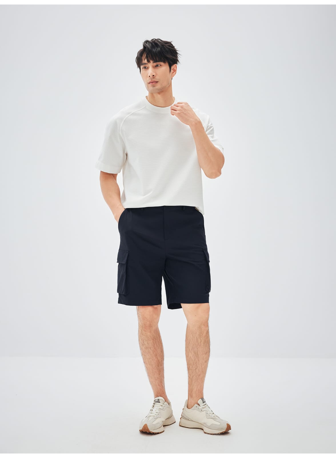 URBAN FUNCTION LIGHTWEIGHT MOISTURE ABSORPTION WORKWEAR STYLE SHORTS