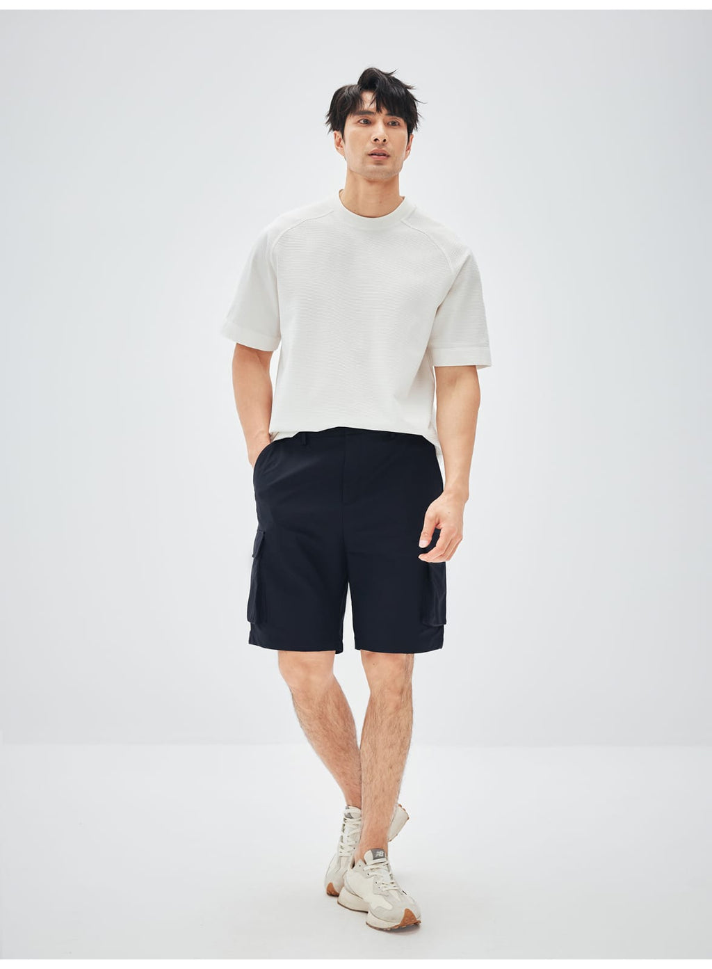 URBAN FUNCTION LIGHTWEIGHT MOISTURE ABSORPTION WORKWEAR STYLE SHORTS