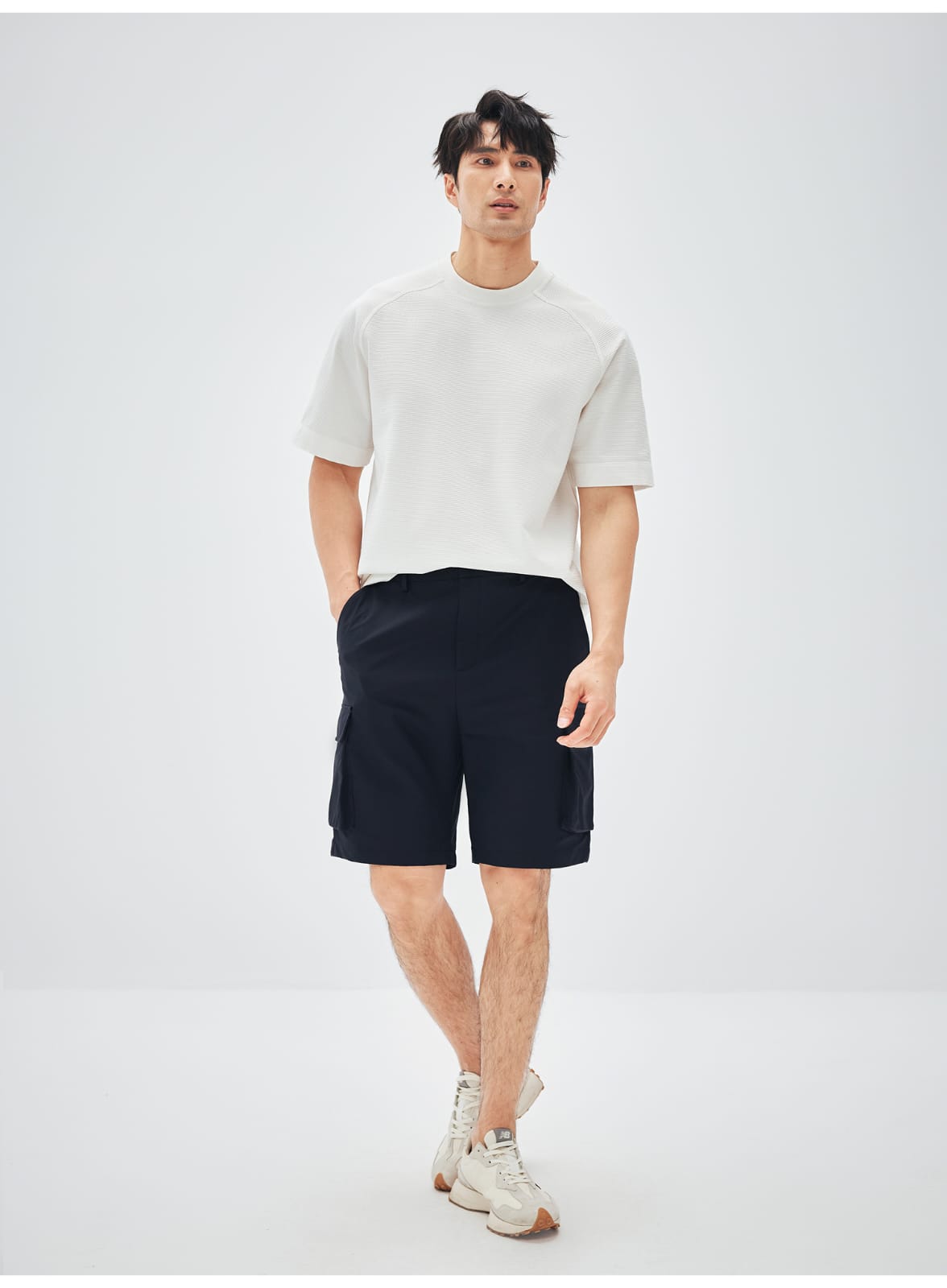 URBAN FUNCTION LIGHTWEIGHT MOISTURE ABSORPTION WORKWEAR STYLE SHORTS