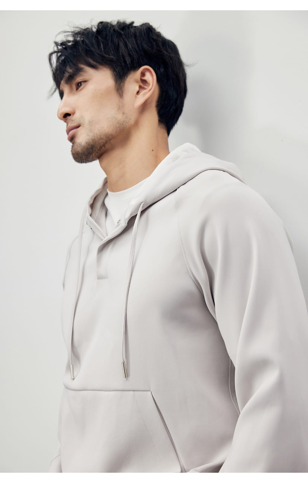 AUTUMN WINTER DRAPE CASUAL HOODED SWEATSHIRT