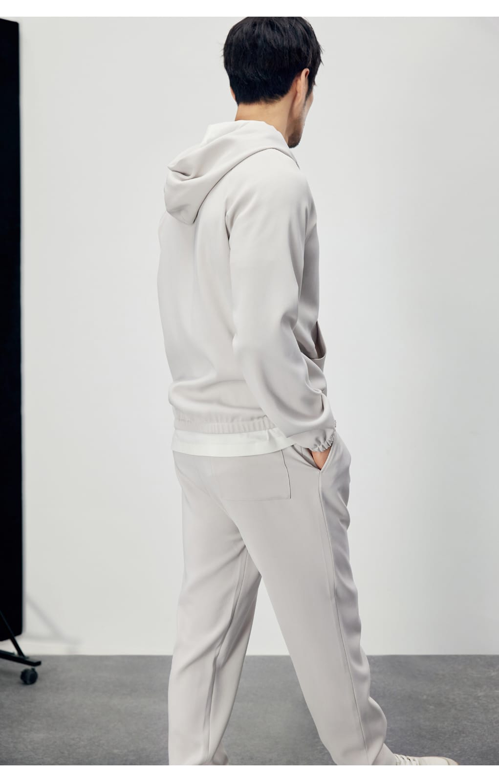 AUTUMN WINTER DRAPE CASUAL HOODED SWEATSHIRT
