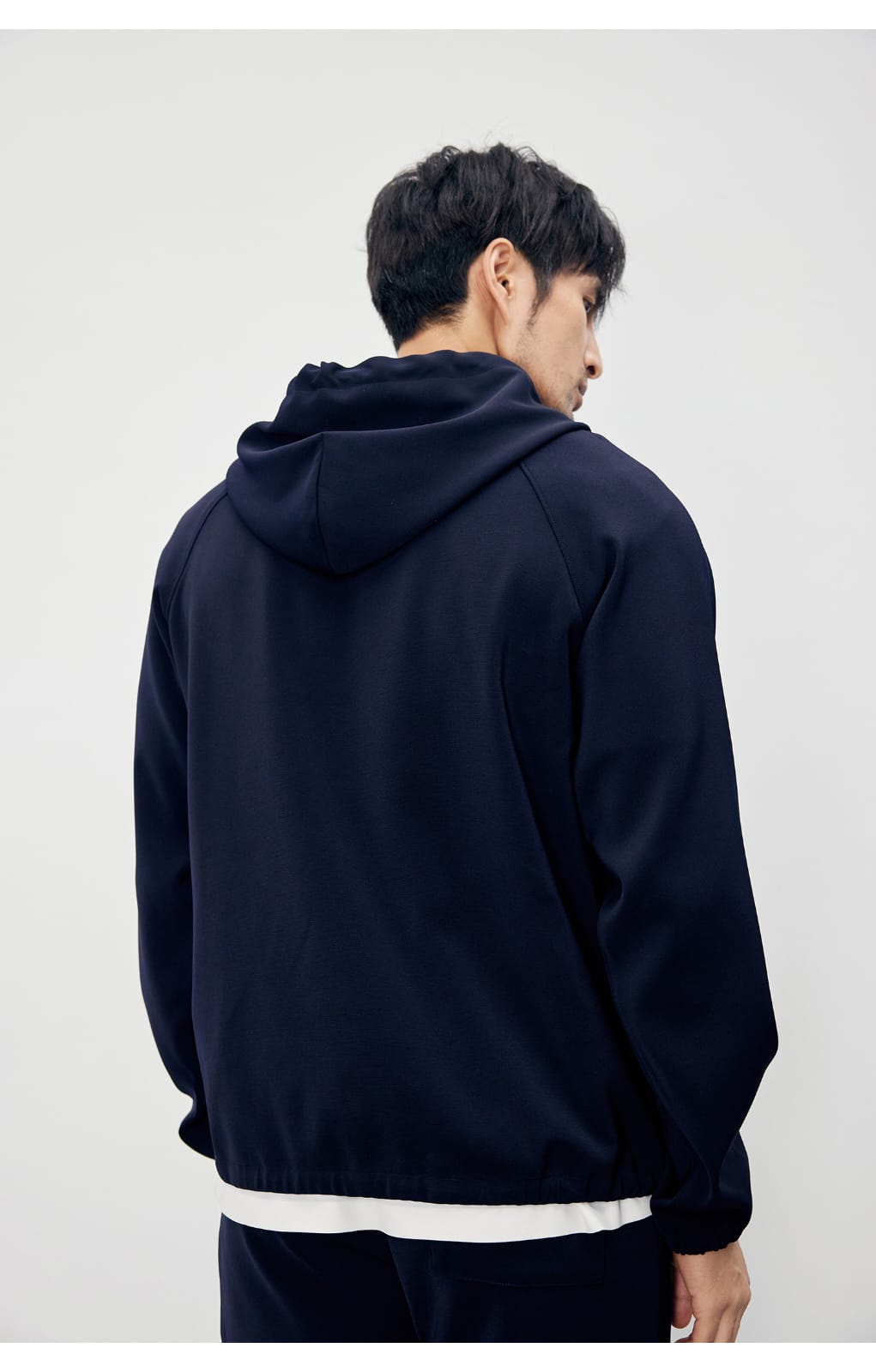 AUTUMN WINTER DRAPE CASUAL HOODED SWEATSHIRT