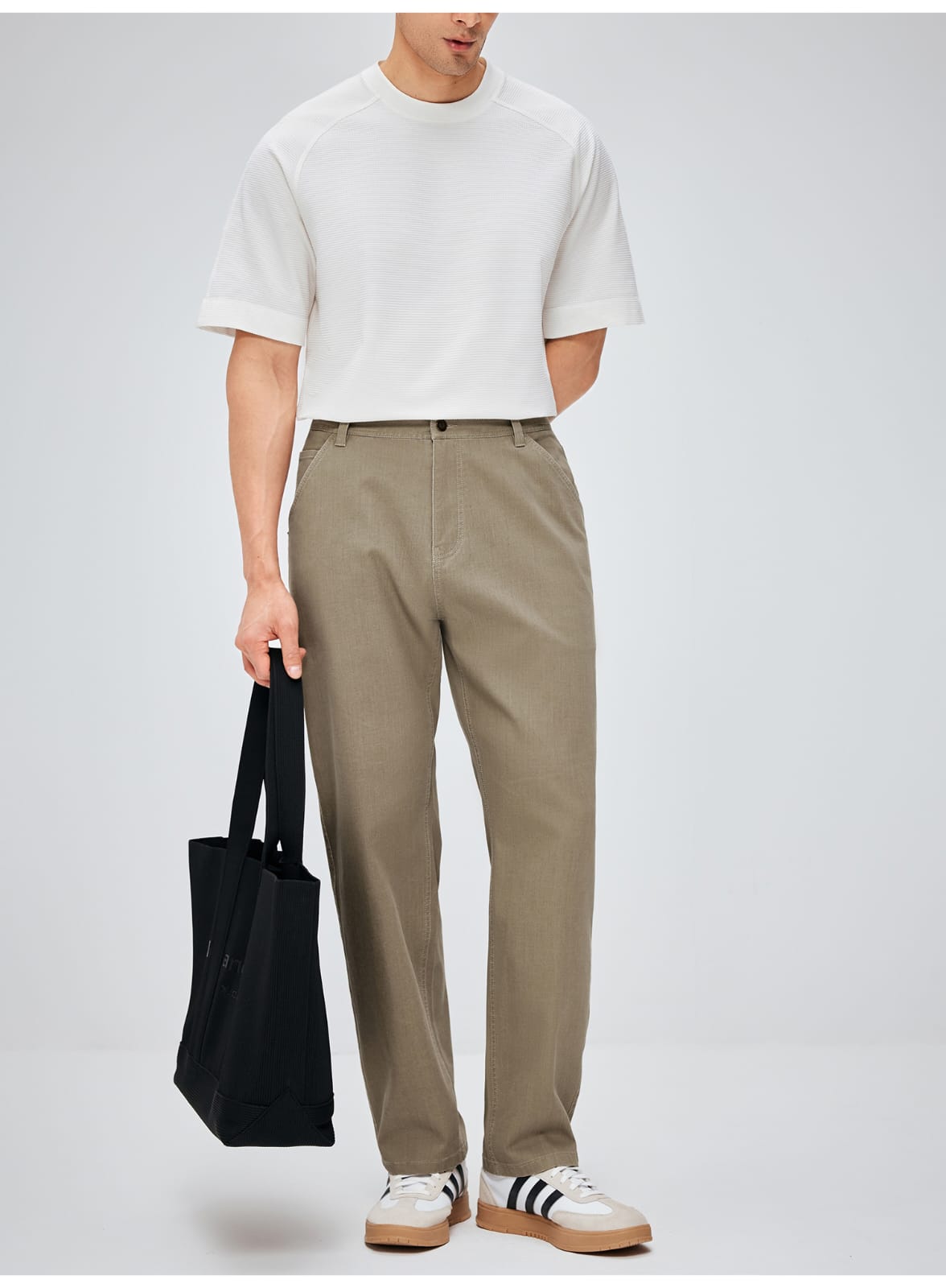 MINIMALIST STRAIGHT FIT LIGHTWEIGHT BREATHABLE CASUAL PANTS