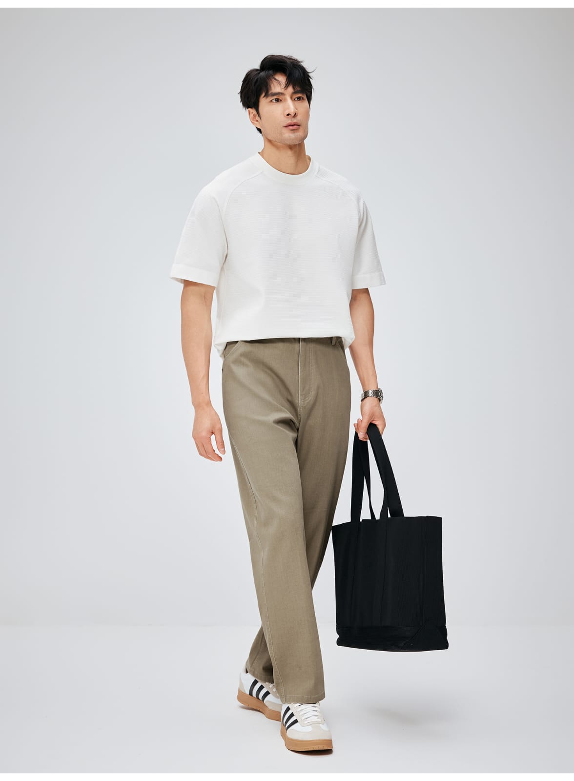 MINIMALIST STRAIGHT FIT LIGHTWEIGHT BREATHABLE CASUAL PANTS