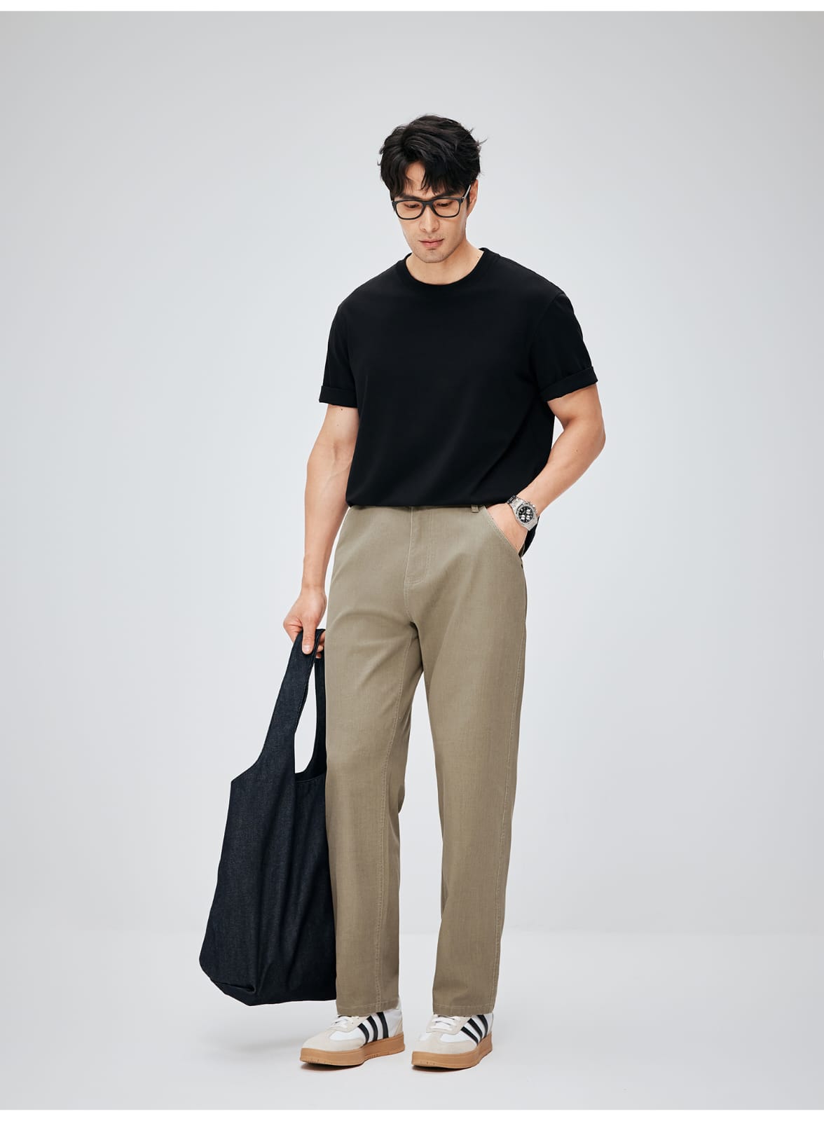 MINIMALIST STRAIGHT FIT LIGHTWEIGHT BREATHABLE CASUAL PANTS