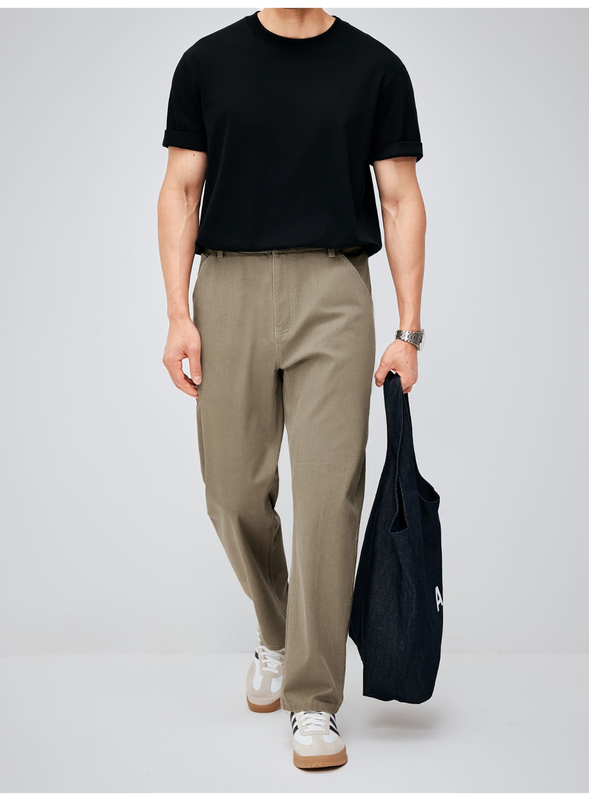 MINIMALIST STRAIGHT FIT LIGHTWEIGHT BREATHABLE CASUAL PANTS